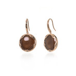 Victor Mayer 18k Rose Gold Enamel Diamond Earrings IV