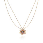 Victor Mayer 18k Gold Enamel Diamond Necklace II