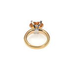 Victor Mayer 18k Two-Tone Gold + Enamel Diamond + Citrine Ring // Ring Size: 7