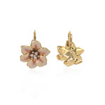 Victor Mayer 18k Two-Tone Gold + Enamel Diamond Earrings I