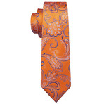 Bravo Silk Tie // Orange