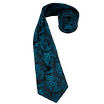 Lorenzo Silk Tie // Teal