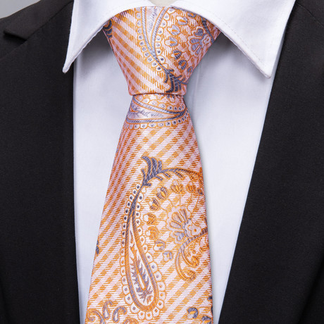 Cove Silk Tie // Orange