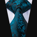 Lorenzo Silk Tie // Teal