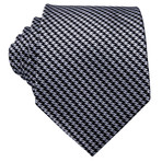 Mallius Silk Tie // Black