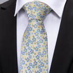 Lovell Silk Tie // Yellow + Blue