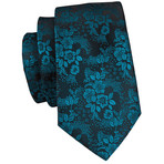 Lorenzo Silk Tie // Teal