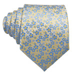 Lovell Silk Tie // Yellow + Blue