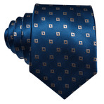 Bode Silk Tie // Blue