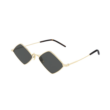 Unisex Square Sunglasses // Gold