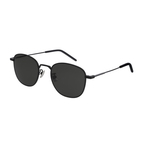Unisex Circular Sunglasses // Black