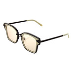 Women's Rebellion Square Sunglasses // Ecru