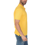 Whitney Short Sleeve Polo Shirt // Yellow (S)