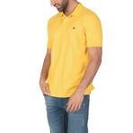 Whitney Short Sleeve Polo Shirt // Yellow (XS)