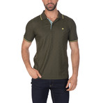 Mesut Short Sleeve Polo Shirt // Khaki (M)