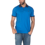 Lief Short Sleeve Polo Shirt // Sax (L)