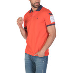 Warren Short Sleeve Polo Shirt // Brick (XL)