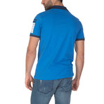 Lief Short Sleeve Polo Shirt // Sax (2XL)