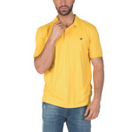 Whitney Short Sleeve Polo Shirt // Yellow (M)