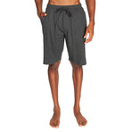 3 Pack Super Soft Lounge Short // Gray + Blue + Burgundy (L)