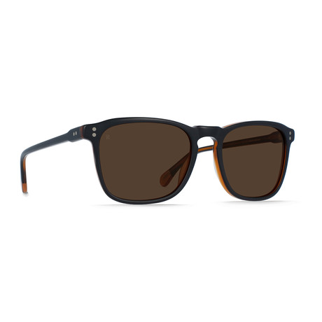 Unisex Wiley Sunglasses // Black + Tan + Brown