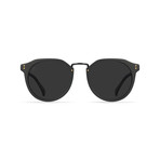 Unisex Remmy Alchemy Sunglasses // Matte Black + Black Polar