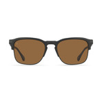 Unisex Wiley Alchemy Sunglasses // Matte Black + Groovy Brown