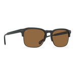 Unisex Wiley Alchemy Sunglasses // Matte Black + Groovy Brown