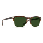 Unisex Wiley Alchemy Sunglasses // Americano + Bottle Green