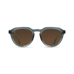 Unisex Sage Sunglasses // Slate + Vibrant Brown