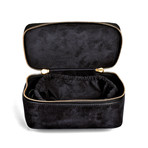 Small Suede Personal Care Case // Black