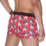 Frenchie Boxer // Red (XL)