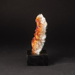 Citrine Crystal Cluster + Wooden Display Stand v.1