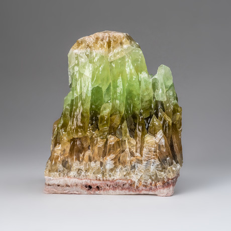 Green Calcite Crystal Cluster v.1