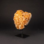 Citrine Crystal Cluster + Metal Stand v.2