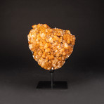 Citrine Crystal Cluster + Metal Stand v.2