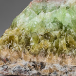 Green Calcite Crystal Cluster v.2