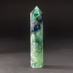 Rainbow Banded Fluorite Point