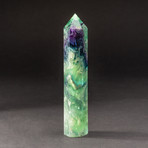 Rainbow Banded Fluorite Point