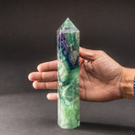 Rainbow Banded Fluorite Point