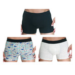 Dino Boxer II // Multicolor // Pack of 3 (M)