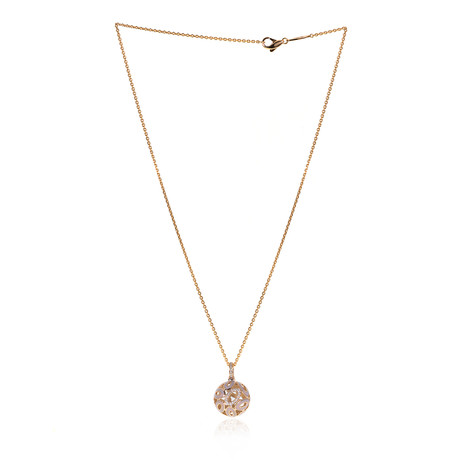 Victor Mayer 18k Rose Gold Enamel Diamond Necklace II