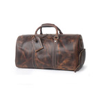 The Dagny Weekender Duffle Bag // Dark Brown