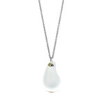 Tiffany & Co. Platinum Crystal Quartz Drop Necklace // Pre-Owned