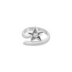 Chanel 18k White Gold Comete Diamond Star Ring // Ring Size: 6 // Pre-Owned