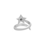 Chanel 18k White Gold Comete Diamond Star Ring // Ring Size: 6 // Pre-Owned