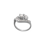 Mikimoto Platinum Diamond Ring // Ring Size: 5.25 // Pre-Owned