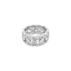 Mikimoto Platinum Diamond Flora Band Ring // Ring Size: 6 // Pre-Owned