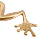 Aristotle Toad Sculpture // Gold