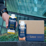 Sated Ready to Drink // Complete Keto Meal Shake // 18 Pack (Chocolate)